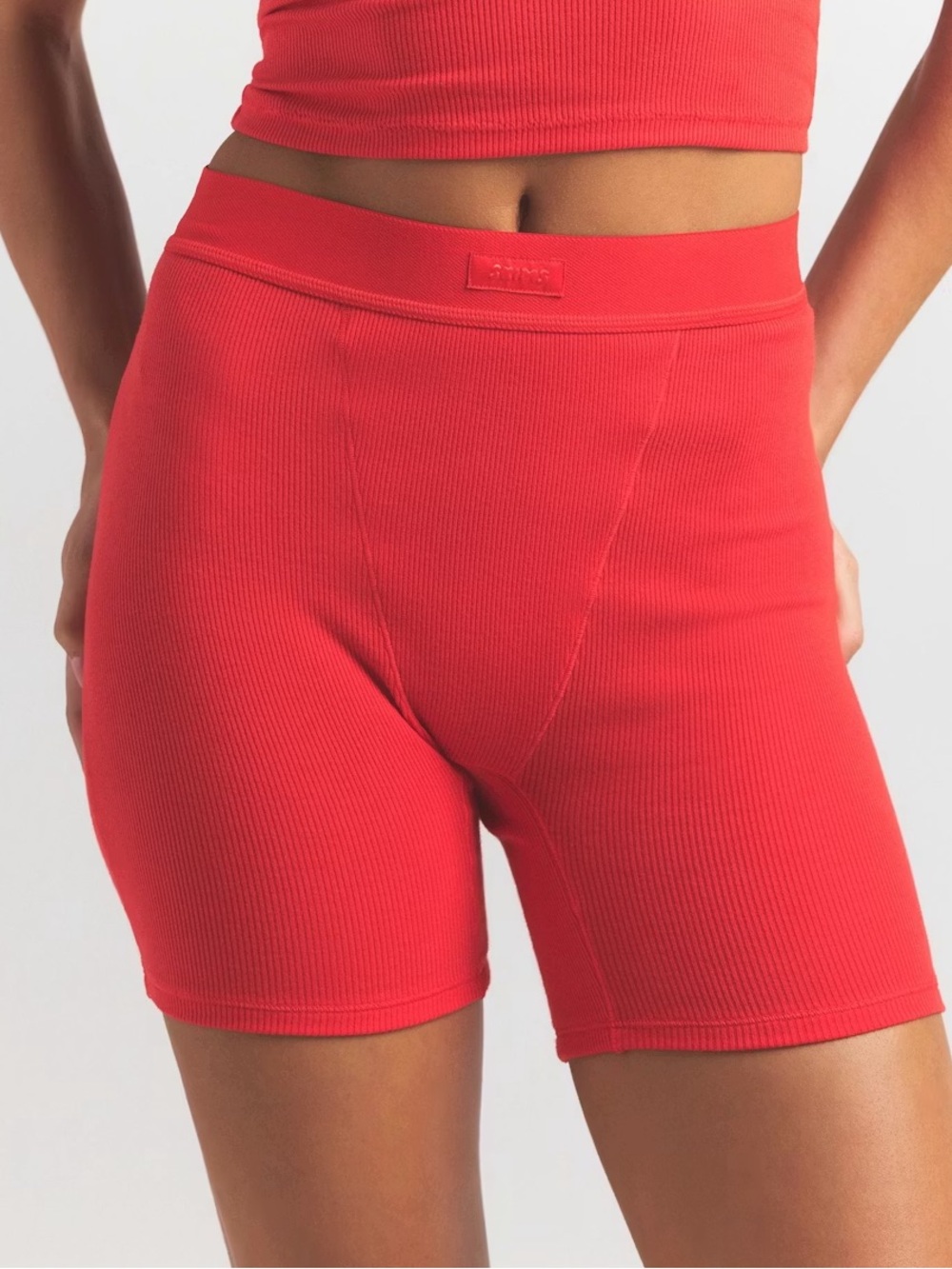 Skims Cotton Rib Boxer‎